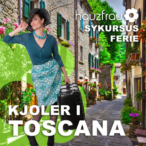 Kjoler i Toscana - sykursus ferie 31 maj - 7 juni 2025(depositum) 