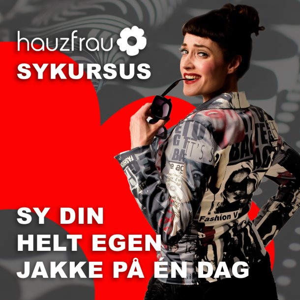 Hauzfrau Jakke Kursus 5 november 10 - 18 hos RiLa Stof og Design i Roskilde
